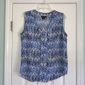 Nue Options Sleeveless Blouse Size Large